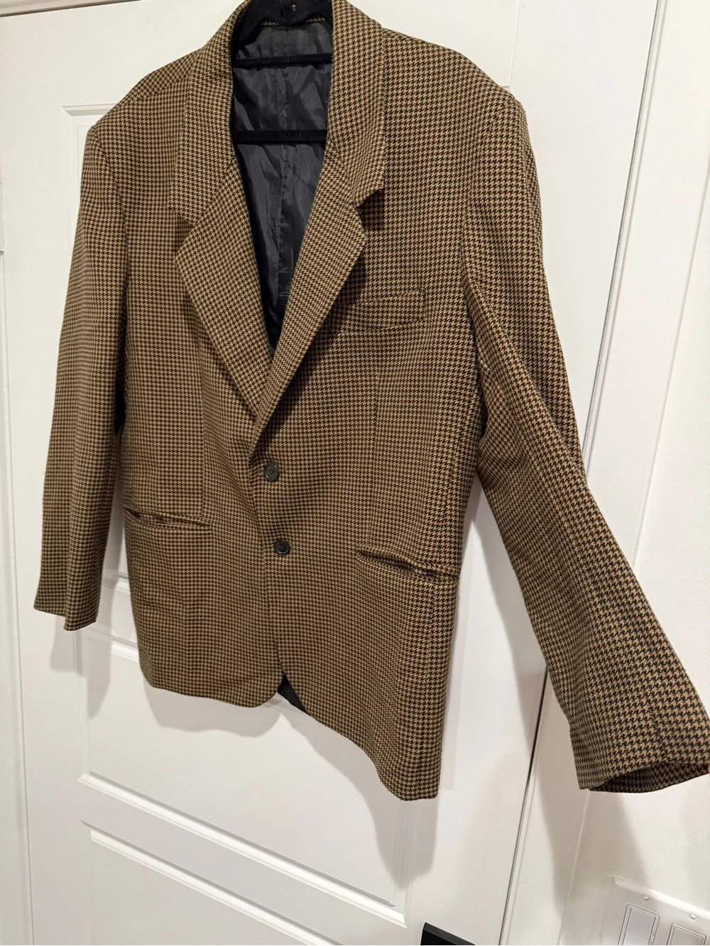 Vintage Millibar Houndstooth Italian Blazer M/50